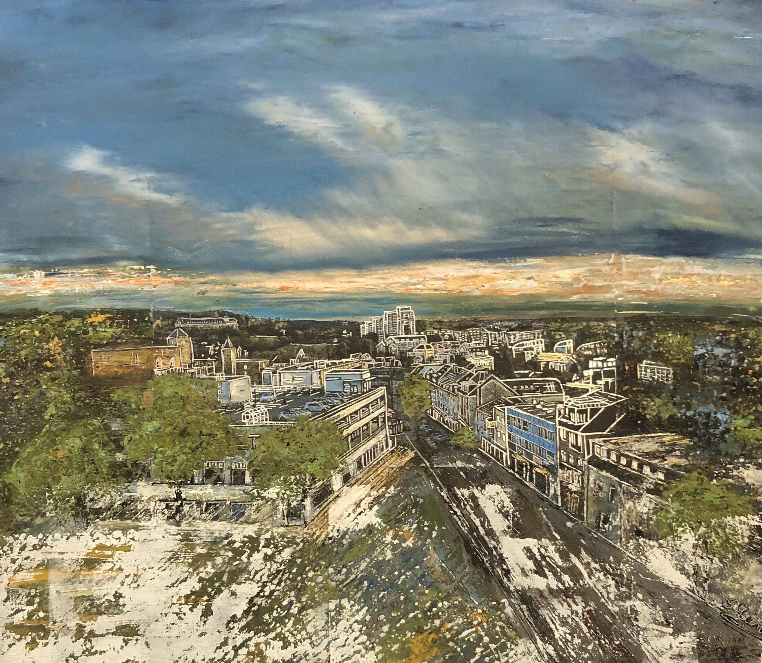 Collage XIII – Köln-Collage von Sonja Leinweber