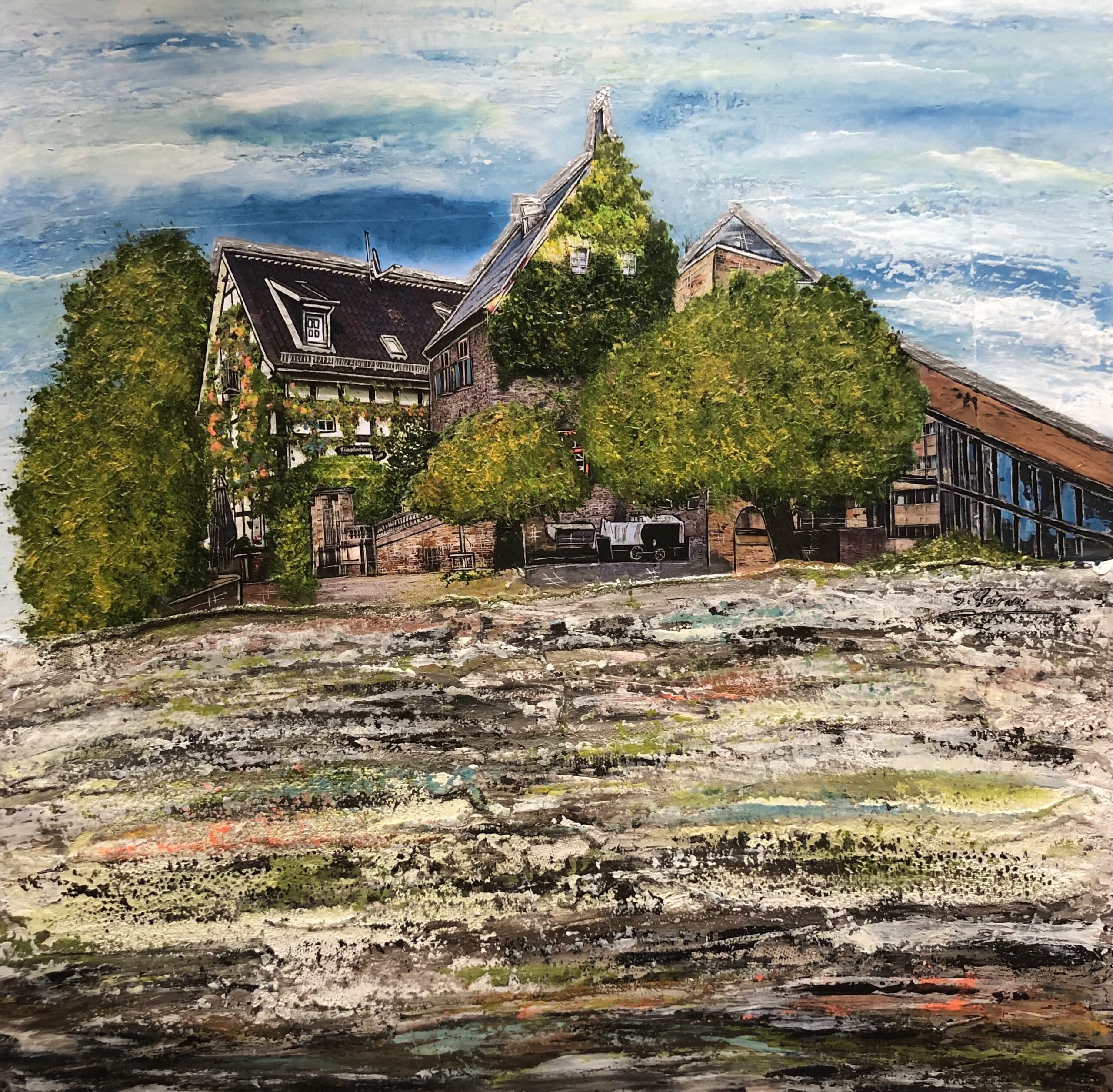 Collage XIV – Köln-Collage von Sonja Leinweber