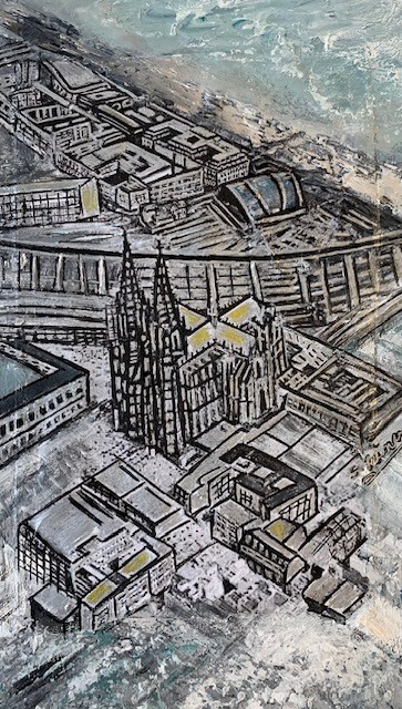 Dom I – Köln-Collage von Sonja Leinweber