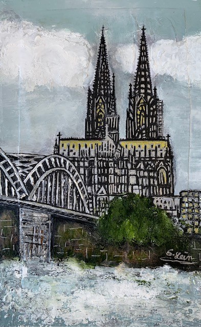 Dom II – Köln-Collage von Sonja Leinweber