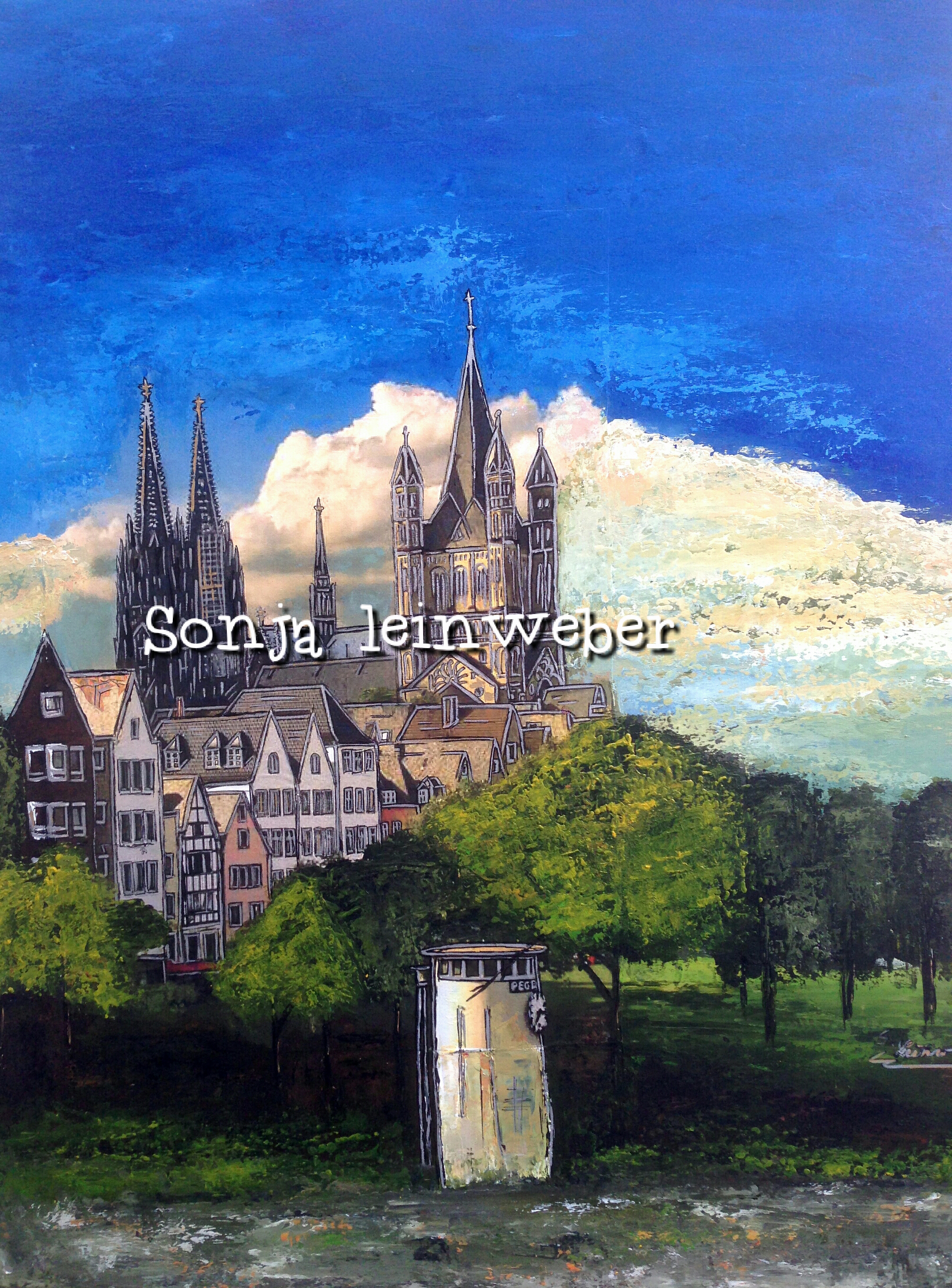 Köln-Collage III – Köln-Collage von Sonja Leinweber