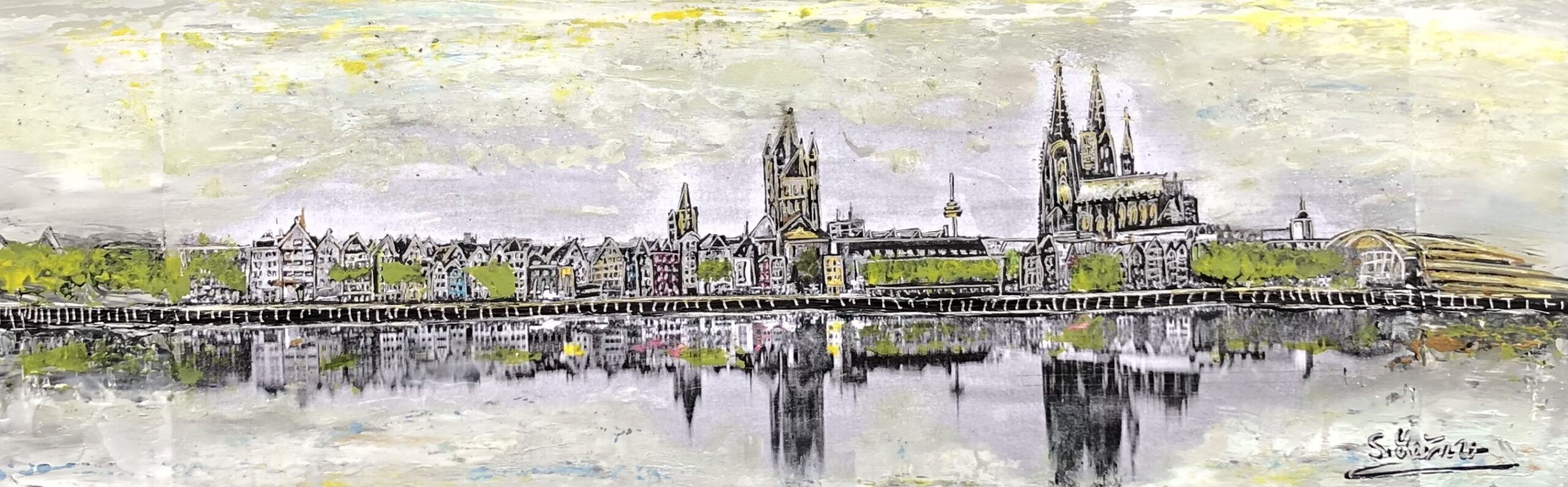 Köln-Collage XII – Köln-Collage von Sonja Leinweber
