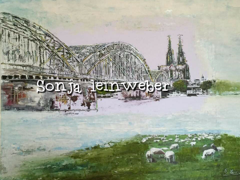 Kölner Schaafe – Köln-Collage von Sonja Leinweber